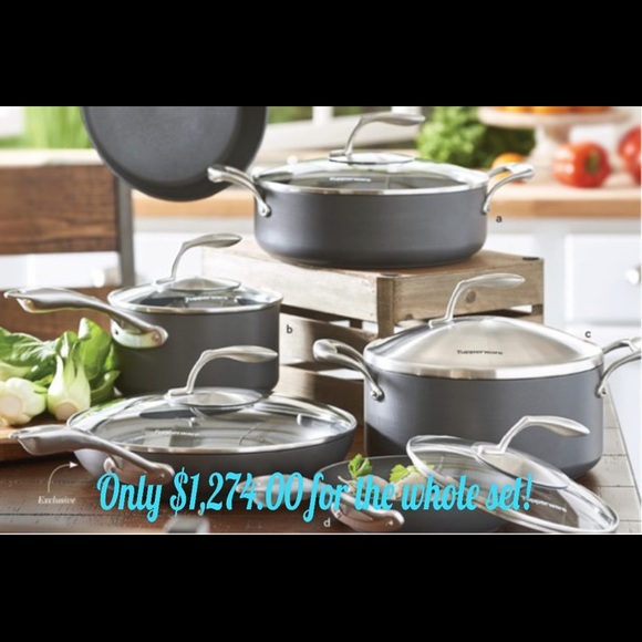Tupperware Chef Series II Cookware 11pc set - Picture 1 of 1